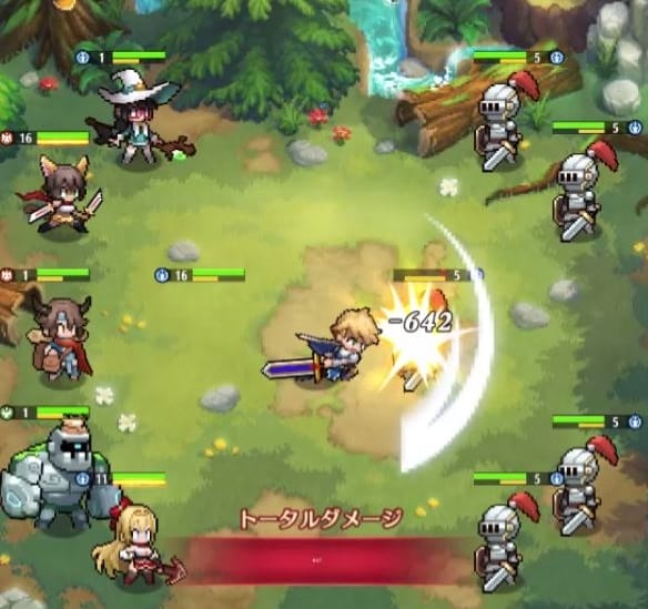 ドット勇者の戦闘